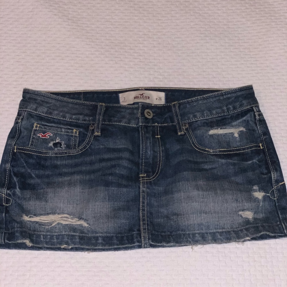 Hollister Mini Jean Skirt